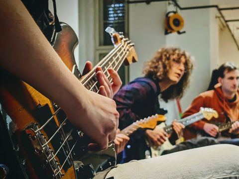 Eindrücke vom Musikworkshop im Haus der Jugend