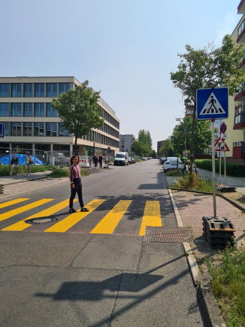 Zebrastreifen Schleizer Straße