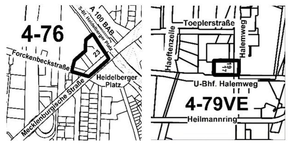 Bebauungspläne 4-76 und 4-79