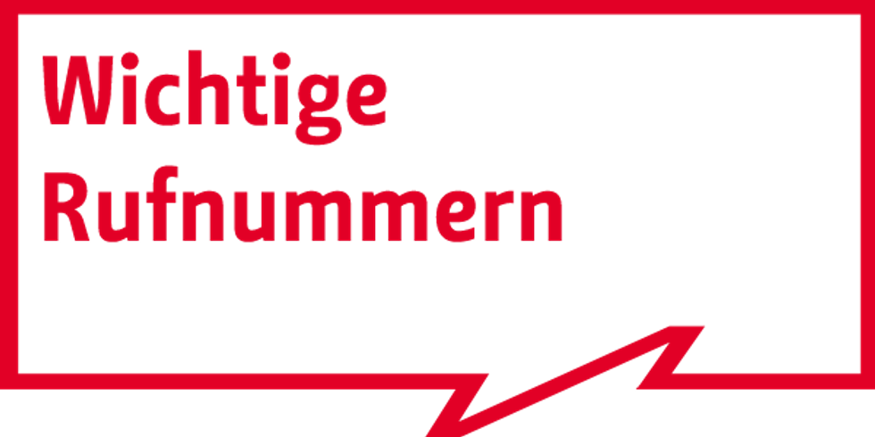Wichtige Rufnummern