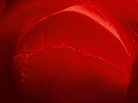 Ein Detail einer Arbeit von Frauke Wilken