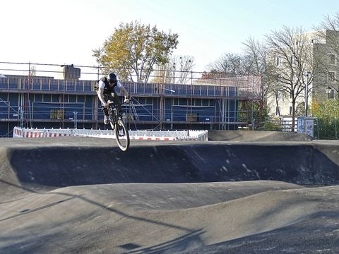 Eroeffnung des neuen Pumptracks im Liberty-Park