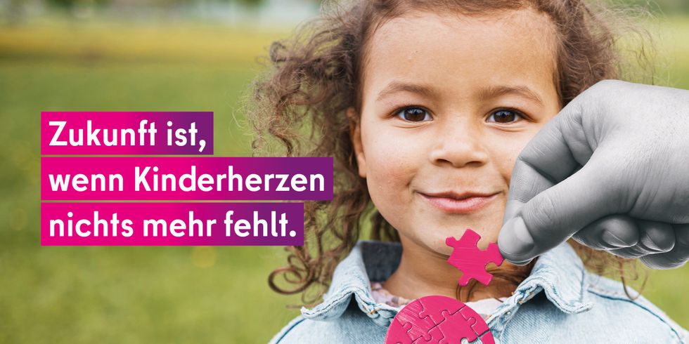 Zukunftsort Mädchen mit Herz