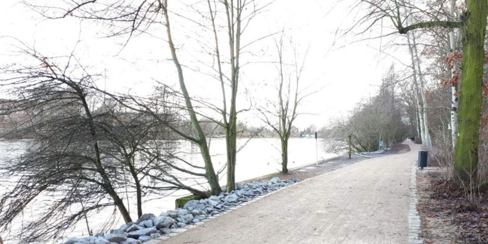 Der neue Spreeuferweg im Plänterwald