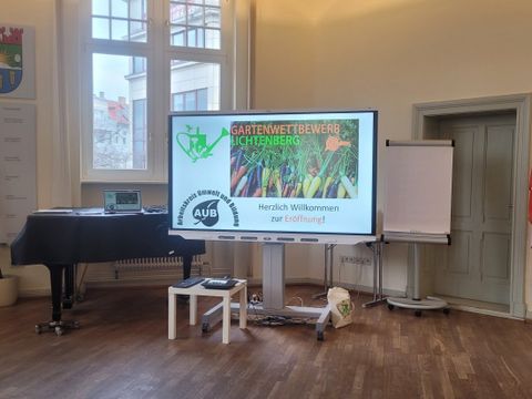 Gartenwettbewerb Ratssaal