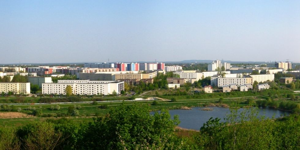 Bild von Hellersdorf und Kaulsdorf-Nord mit Blick vom Kienberg