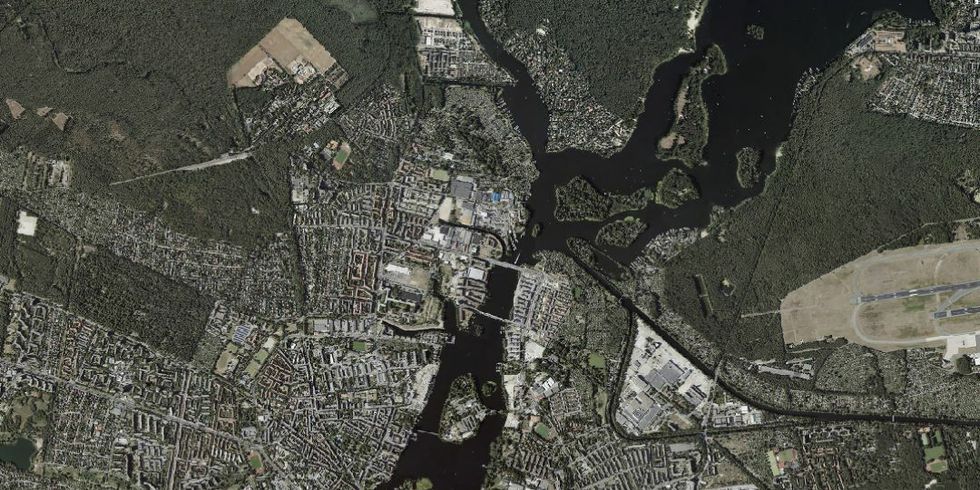 Luftbild, Spandau