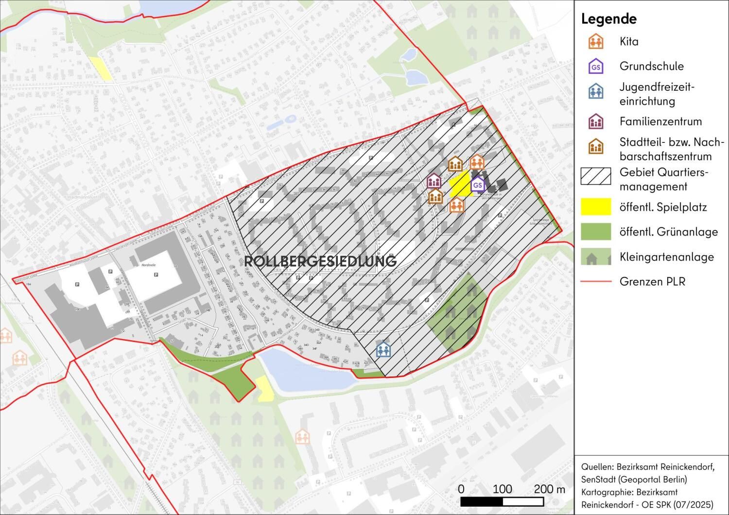 Karte PLR Rollbergesiedlung