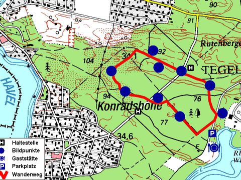 Wanderkarte (Bild: Berliner Forsten)