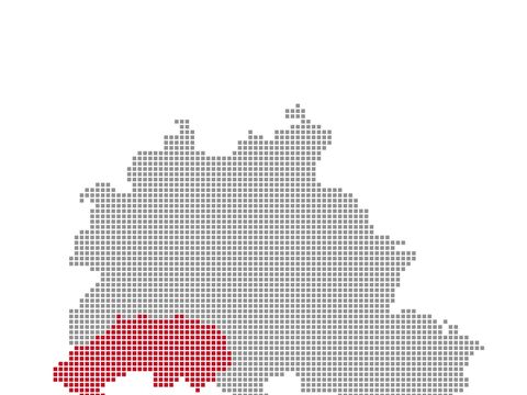 Zehlendorf-Steglitz - Serie: Pixelkarte Berliner Bezirke