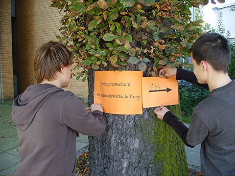 Vorbereitung des Bürgerentscheids
