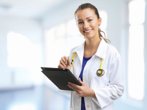 Doktorin im Krankenhaus