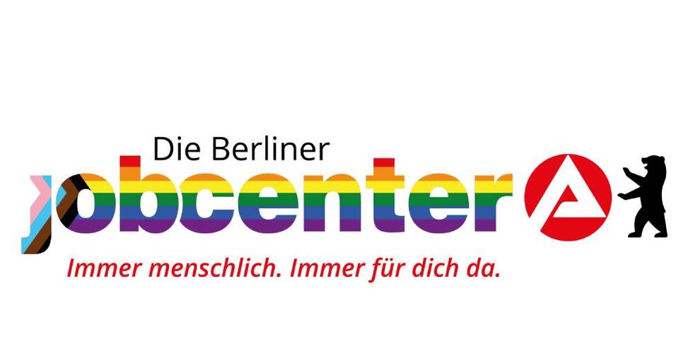 Logo Jobcener Happy Pride Sommer