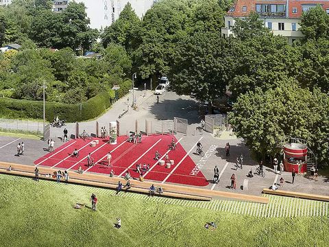 Visualisierung Teilbereich Oderstraße
