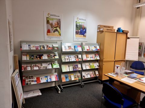 Das Ehrenamtsbüro am Traditionsstandort im Rathaus Reinickendorf, Raum 26 (Bild: Ehrenamtsbüro Reinickendorf)