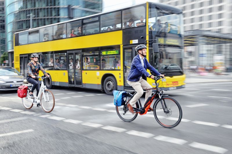 Unterwegs mit EBikes in Berlin