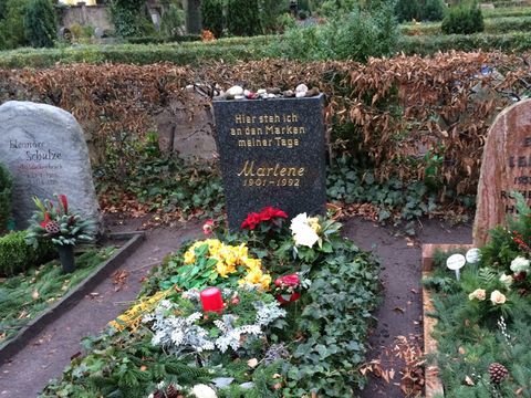 Das Grab von Marlene Dietrich