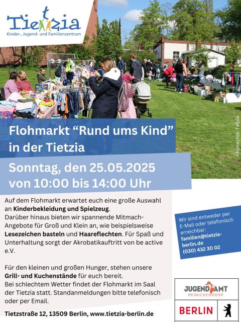 Plakat zum Familienflohmarkt 2025 (Bild: BA Rdf)