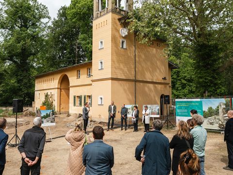 Spatenstich am 20.05.2026 für das Besucherzentrum Glienicke