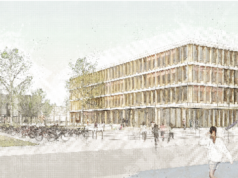 Visualisierung der Grundschule am koppelweg in Berlin Neukölln/ Britz