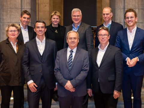 Verleihung Ferdinand-von-Quast-Medaille am 4. Dezember 2023, Gruppenfoto