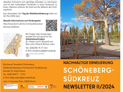 Newsletter Nachhaltige Erneuerung Schöneberg-Südkreuz II/2024