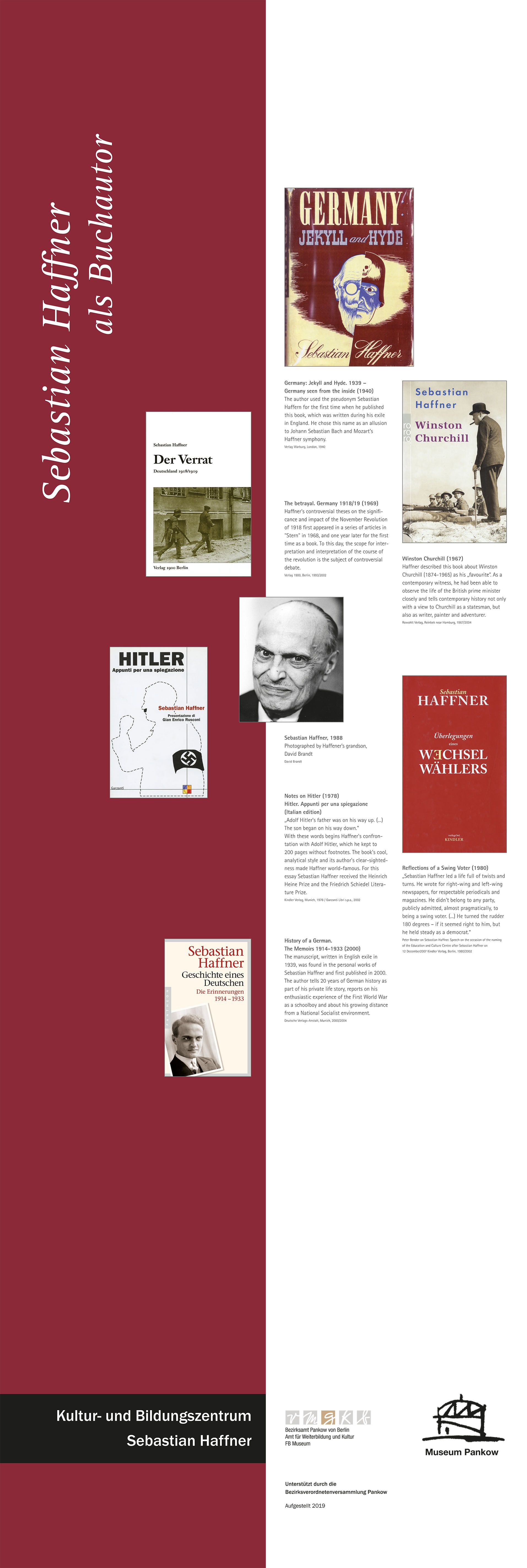 Sebastian Haffner als Buchautor, English translation