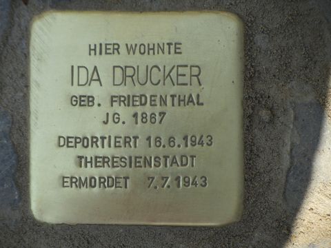 Stolperstein Ida Drucker, 2013
