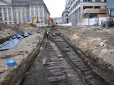 Bohlendamm Stralauer Straße (Bild: Landesdenkmalamt Berlin, Michael Malliaris)