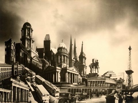 Albert Vennemann, "Das schöne Berlin", um 1920, Fotopostkarte