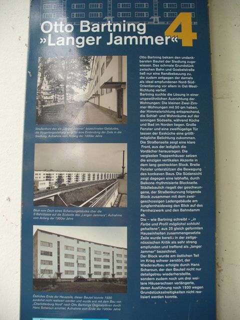 Infotafel 4 Otto Bartning "Langer Jammer", 3.8.2007, Foto: KHMM