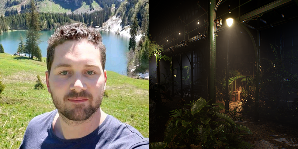 Links: Lukas Deutschel, rechts: Szene aus AdInfinitum