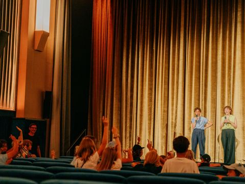 Moderation einer Filmvorführung