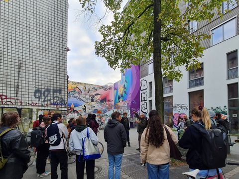 Kiez-Spaziergang Wie funktioniert Stadtplanung? in einfacher Sprache Kindl-Treppe