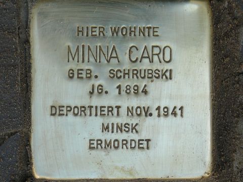 Stolperstein Minna Caro