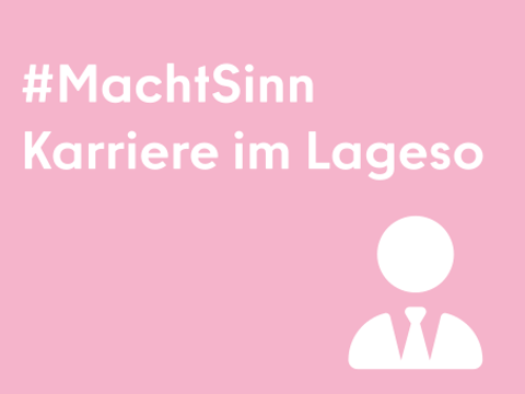 Macht Sinn, Karriere im Lageso, Figur mit Krawatte