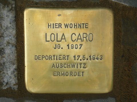 Stolperstein Lola Caro