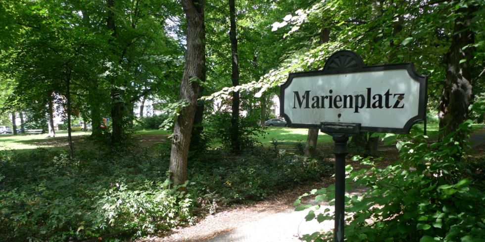Marienplatz Schild