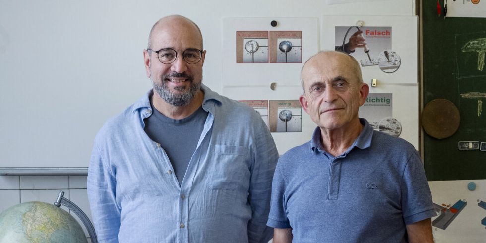 Gesichter des SGE - Arbeitgeber Sieghard Scheffczyk und Arbeitnehmer Robert Rehmann