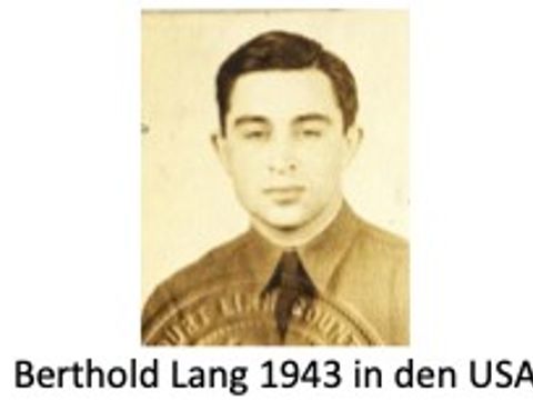 Berthold Lang 1943 in den USA
