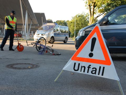 Verkehrsunfallaufnahme