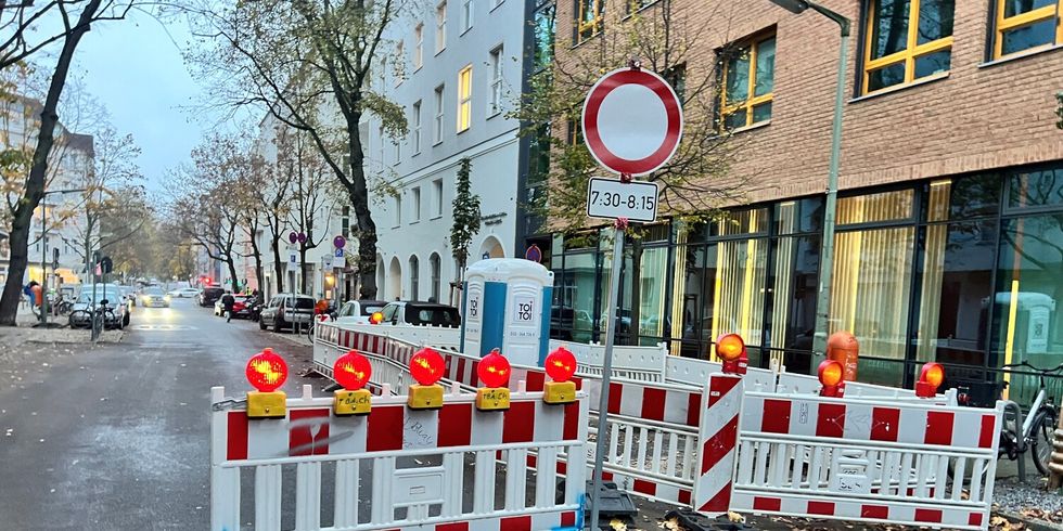 temporäre Schulstraße Pfalzburger Straße