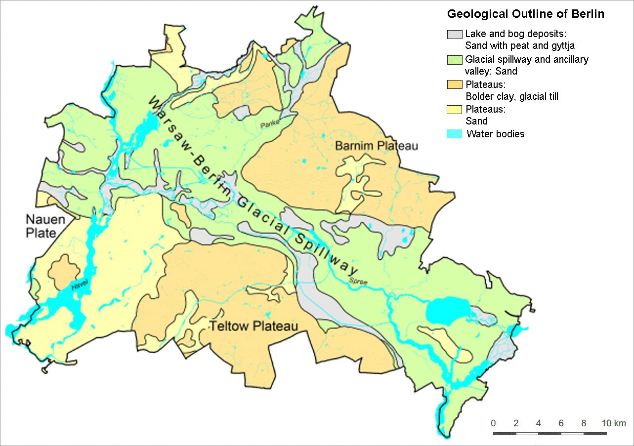 Fig. 3: Geological Outline of Berlin (Image: SenUVK 2021)