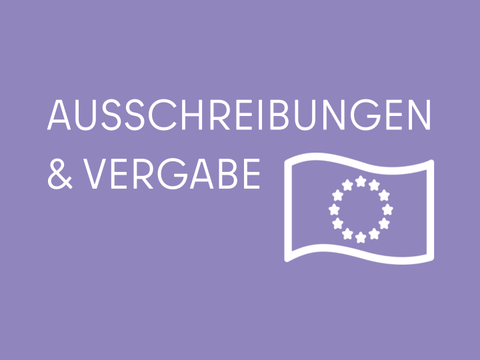 Kachel Ausschreibungen und Vergabe