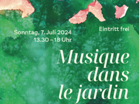 Plakat zum Sommerkonzert Musique dans le jardin (Bild: BA Reinickendorf)