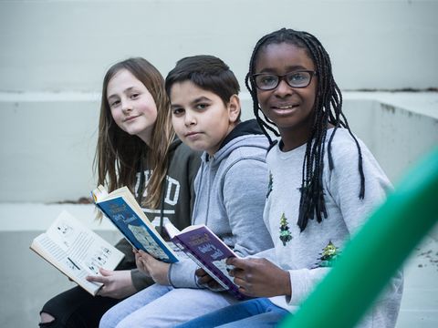 Schüler im Klassenraum