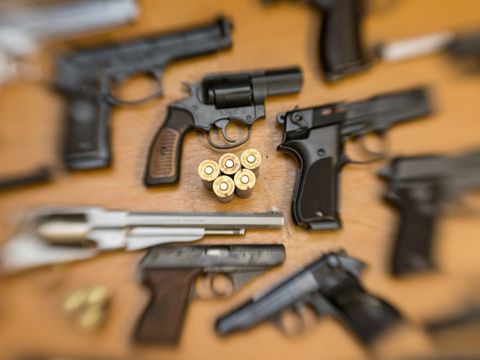 Waffen in Asservatenkammer