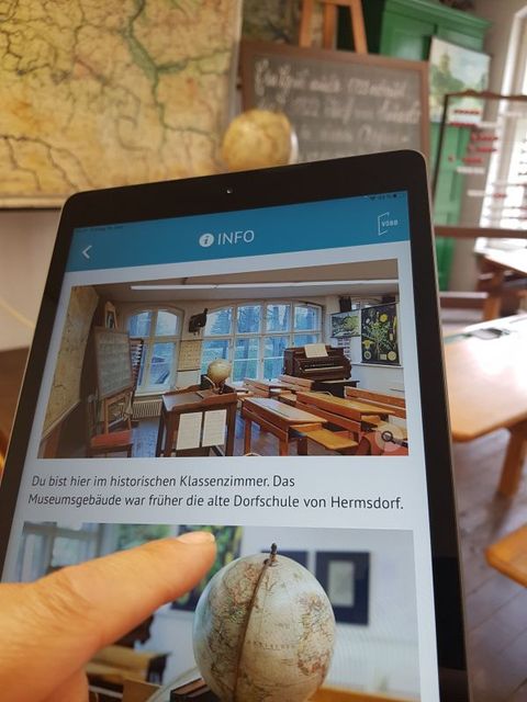 Digitale Rallye durchs Museum (Bild: Claudia Wasow-Kania, Museum Reinickendorf)