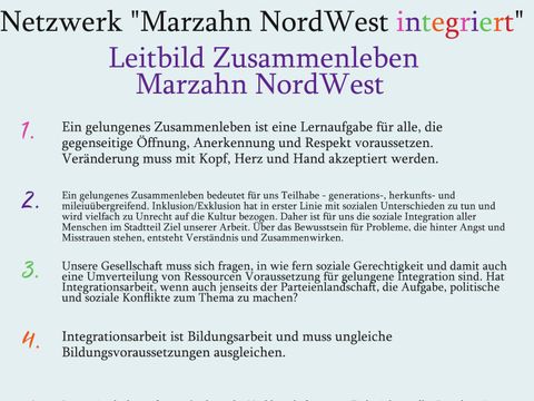 Aus dem Leitbild Zusammenleben
