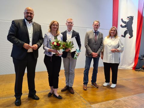 Sportler-Paar des Jahres 2021: Carolin und Martin Schmiel / Spandauer Sportlerehrung 2021